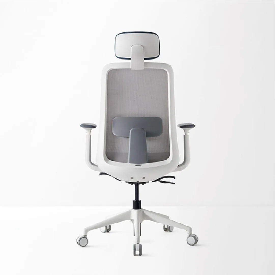 ICON High-Back Mesh Chair with Headrest - Black Saudi Arabia 5